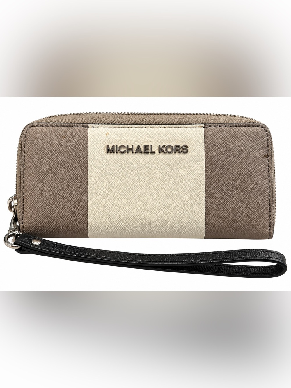 Michael Kors Colorblock Zip-Around Wristlet Wallet